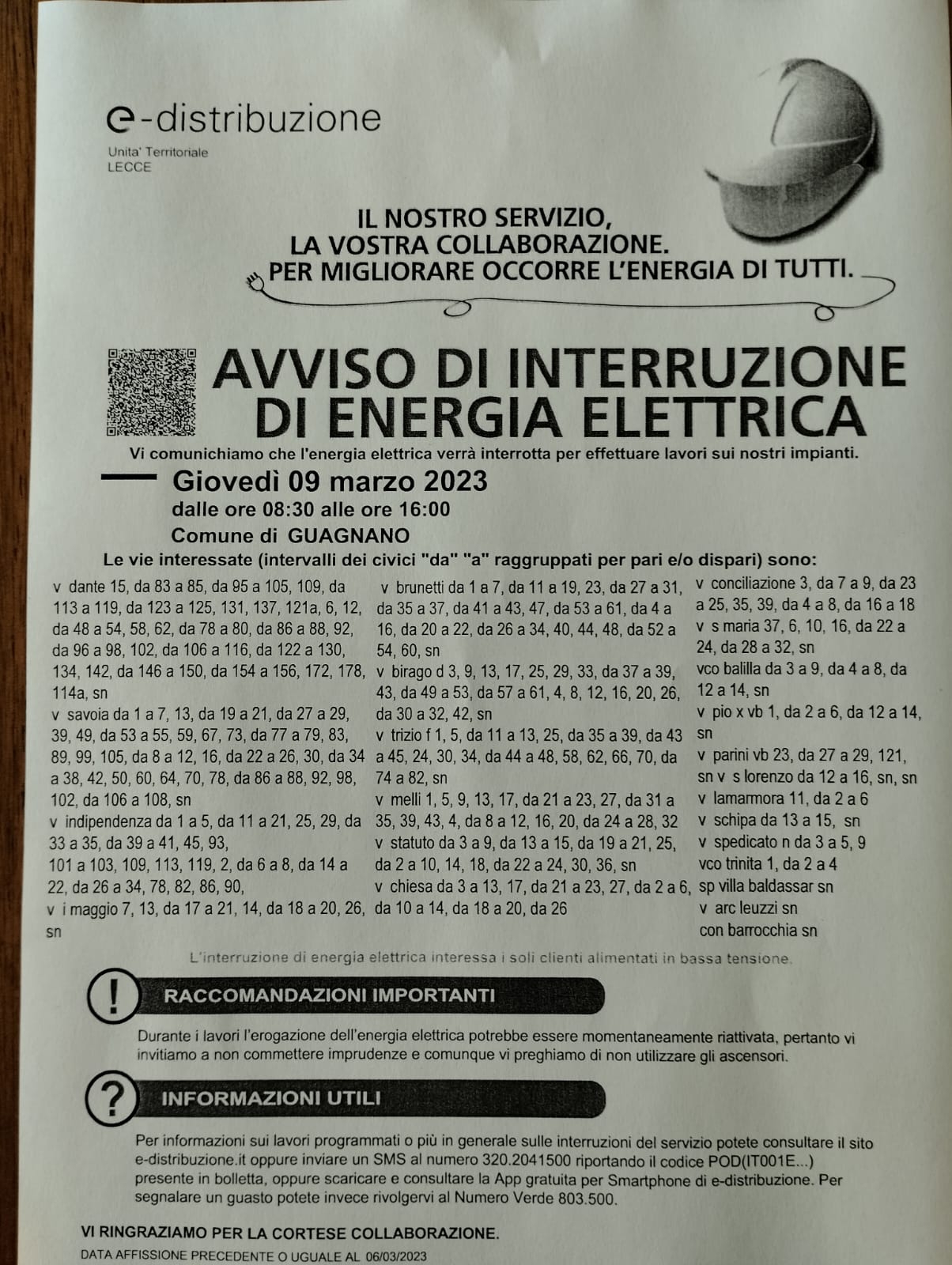 Avviso enel