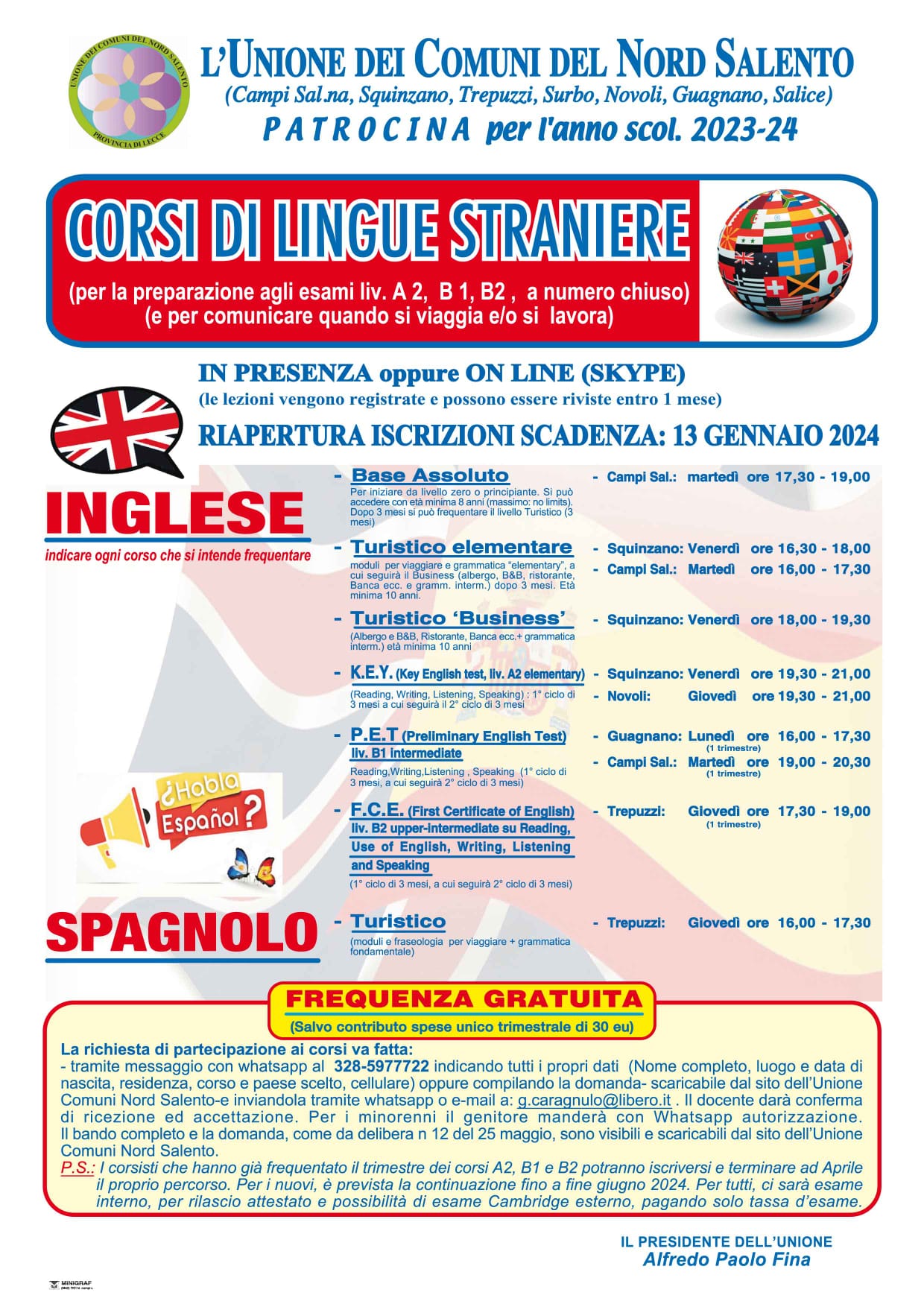 Corsi Lingua inglese